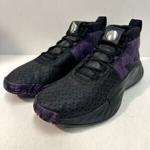WORN TWICE adidas Dame 5 Marvel Black Panther Wakanda Forever Basketball 12